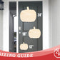 Unfinished Pumpkin Door Hanger | DIY Craft Cutout | Door Hanger | up to 46" DIY