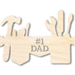 Unfinished Dad Tool Belt Shape | DIY Craft Cutout | up to 46" DIY