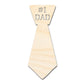 Unfinished Dad Tie Shape | DIY Craft Cutout | up to 46" DIY