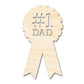 Unfinished Dad Ribbon Shape | DIY Craft Cutout | up to 46" DIY