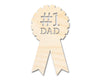 Unfinished Dad Ribbon Shape | DIY Craft Cutout | up to 46" DIY