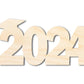 Unfinished 2024 Graduation Shape | DIY Craft Cutout | up to 46" DIY