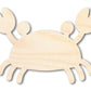 Unfinished Cute Crab Shape | DIY Craft Cutout | up to 46" DIY