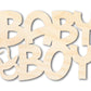 Unfinished Baby Boy Sign Shape | DIY Craft Cutout | up to 46" DIY