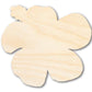 Unfinished Wood Hibiscus Flower Silhouette | DIY Craft Cutout | up to 46" DIY