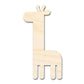 Unfinished Wood Cute Giraffe Shape  | DIY Craft Cutout | up to 46" DIY