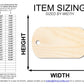 Unfinished Wood Military Dog Tag Shape | DIY Craft Cutout | up to 46" DIY