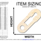 Unfinished Wood Cute Safety Pin Shape | DIY Craft Cutout | up to 46" DIY