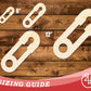 Unfinished Wood Cute Safety Pin Shape | DIY Craft Cutout | up to 46" DIY