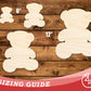 Unfinished Wood Teddy Bear Shape | DIY Craft Cutout | up to 46" DIY