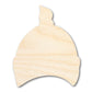 Unfinished Wood Newborn Baby Hat Shape | DIY Craft Cutout | up to 46" DIY