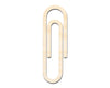 Unfinished Wood Paper Clip Shape | DIY Craft Cutout | up to 46" DIY