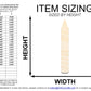 Unfinished Wood Crayon Shape | DIY Craft Cutout | up to 46" DIY