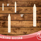 Unfinished Wood Crayon Shape | DIY Craft Cutout | up to 46" DIY