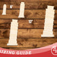 Unfinished Wood Leaning Tower of Pisa Shape | DIY Craft Cutout | up to 46" DIY
