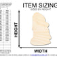 Unfinished Wood Easter Island Statue Shape | DIY Craft Cutout | up to 46" DIY