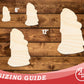 Unfinished Wood Easter Island Statue Shape | DIY Craft Cutout | up to 46" DIY