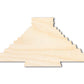 Unfinished Wood Chichen Itza Shape | DIY Craft Cutout | up to 46" DIY