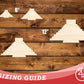 Unfinished Wood Chichen Itza Shape | DIY Craft Cutout | up to 46" DIY