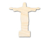 Unfinished Wood Christ the Redeemer Shape | DIY Craft Cutout | up to 46" DIY