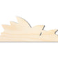 Unfinished Wood Sydney Opera House Shape | DIY Craft Cutout | up to 46" DIY