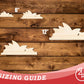 Unfinished Wood Sydney Opera House Shape | DIY Craft Cutout | up to 46" DIY
