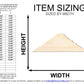 Unfinished Wood Mount Fiji Shape | DIY Craft Cutout | up to 46" DIY