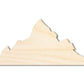 Unfinished Wood Mount Everest Shape | DIY Craft Cutout | up to 46" DIY
