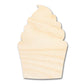 Unfinished Wood Cupcake Shape | DIY Craft Cutout | up to 46" DIY