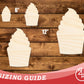 Unfinished Wood Cupcake Shape | DIY Craft Cutout | up to 46" DIY