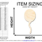 Unfinished Wood Balloon Shape | DIY Craft Cutout | up to 46" DIY