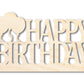 Unfinished Wood Happy Birthday Shape | DIY Craft Cutout | up to 46" DIY