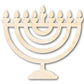 Unfinished Wood Hanukkah Shape | DIY Craft Cutout | up to 46" DIY