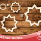 Unfinished Wood Baha'i Symbol Shape | DIY Craft Cutout | up to 46" DIY