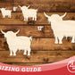 Unfinished Wood Highland Cow Shape | DIY Craft Cutout | up to 46" DIY