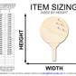 Unfinished Wood Golf Ball and Tee Shape | DIY Craft Cutout | up to 46" DIY