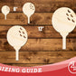Unfinished Wood Golf Ball and Tee Shape | DIY Craft Cutout | up to 46" DIY