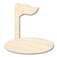 Unfinished Wood Golf Hole Shape | DIY Craft Cutout | up to 46" DIY