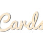 Unfinished Wood Cards Shape | DIY Craft Cutout | up to 46" DIY