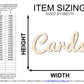 Unfinished Wood Cards Shape | DIY Craft Cutout | up to 46" DIY