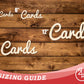 Unfinished Wood Cards Shape | DIY Craft Cutout | up to 46" DIY