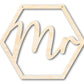 Unfinished Wood Mr. Chair Sign | DIY Craft Cutout | up to 46" DIY
