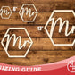Unfinished Wood Mr. Chair Sign | DIY Craft Cutout | up to 46" DIY