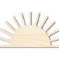 Unfinished Wood Boho Half Sun Shape | DIY Craft Cutout | up to 46" DIY