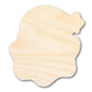 Unfinished Wood Cute Santa Shape | DIY Craft Cutout | up to 46" DIY