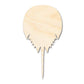 Unfinished Wood Horseshoe Crab Shape | DIY Craft Cutout | up to 46" DIY
