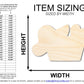 Unfinished Wood Beach Bag Shape | DIY Craft Cutout | up to 46" DIY