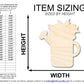 Unfinished Wood Floral Watering Can Shape | DIY Craft Cutout | up to 46" DIY