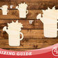Unfinished Wood Floral Watering Can Shape | DIY Craft Cutout | up to 46" DIY