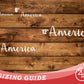 Unfinished Wood America Script | DIY Craft Cutout | up to 46" DIY